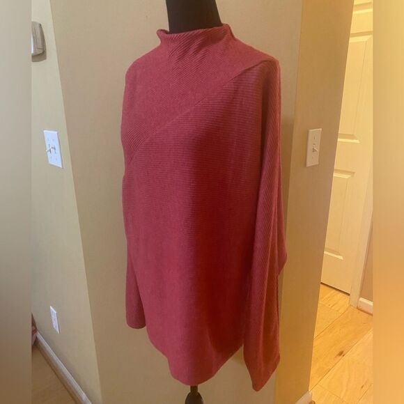Lemon Tart Plus gorgeous soft red lightweight sweater with turtleneck size 2X - Picture 3 of 13